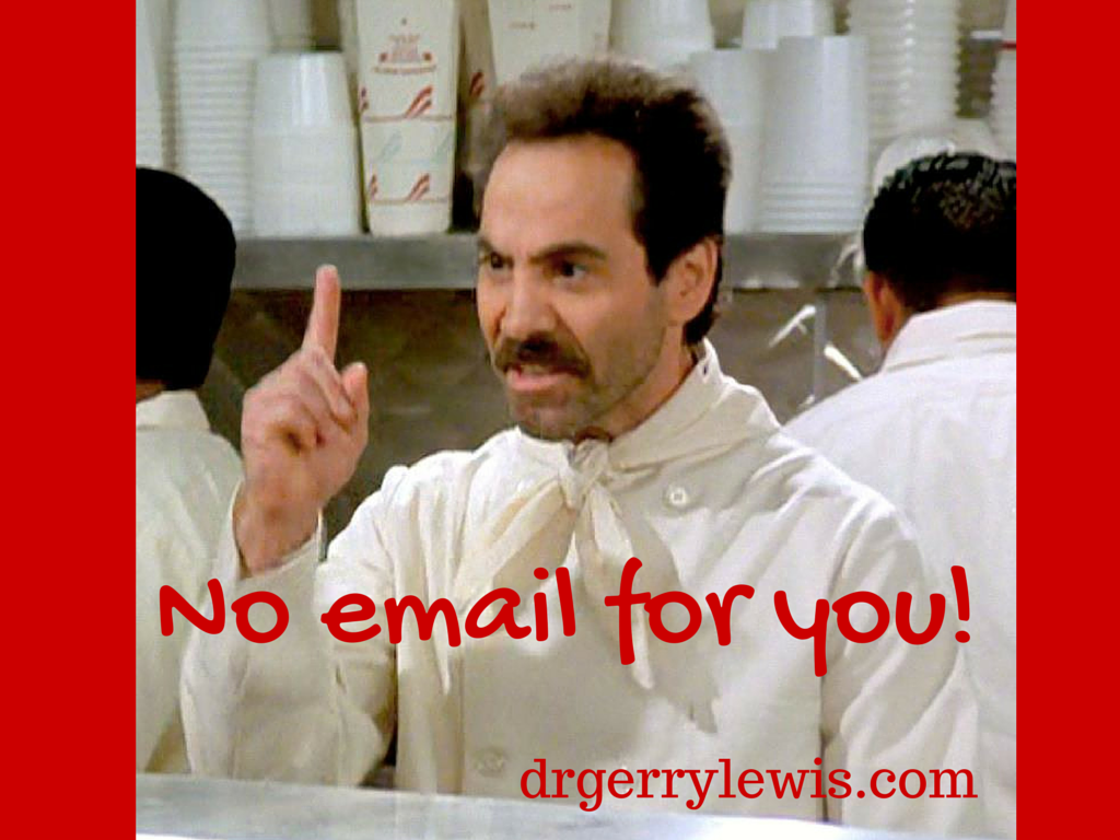 No Email For You Podcast Dr Gerry Lewis