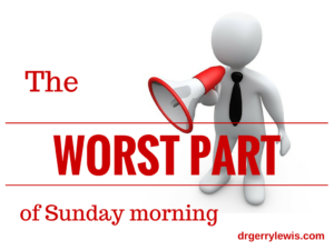 The worst part of Sunday morning
