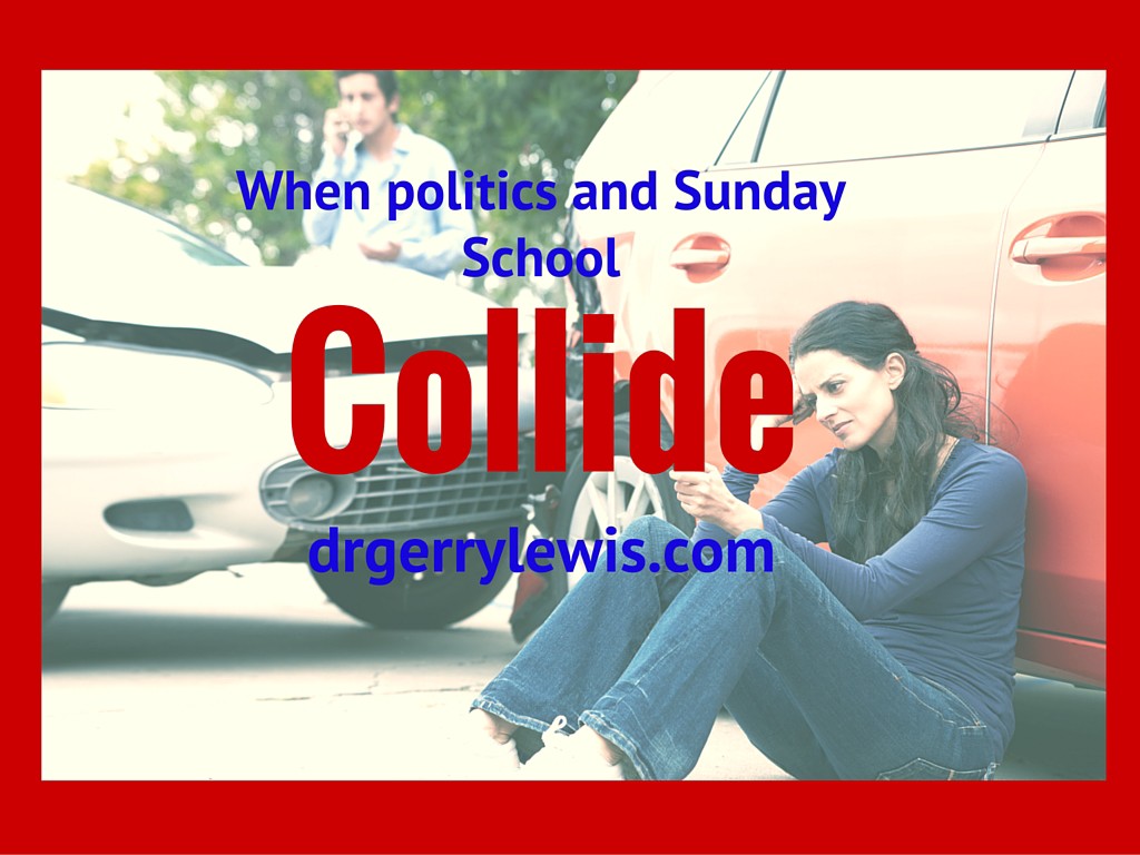 when politics and Sunday School collide